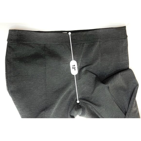 H&M Gray Knit Seamed High Waisted Ponte Pant size XXLarge - Picture 8 of 12
